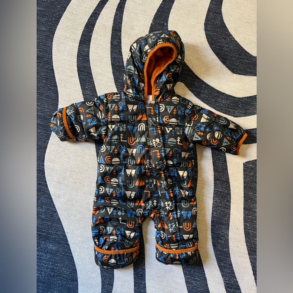 Columbia infant Snuggly Bunny bunting Snowsuit 3-6m